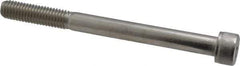 Value Collection - M8x1.25 Metric Coarse Hex Socket Drive, Socket Cap Screw - Grade 18-8 & Austenitic A2 Stainless Steel, Uncoated, Partially Threaded, 90mm Length Under Head - Industrial Tool & Supply