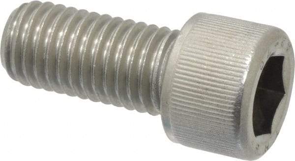 Value Collection - M14x2.00 Metric Coarse Hex Socket Drive, Socket Cap Screw - Grade 18-8 & Austenitic A2 Stainless Steel, Uncoated, Fully Threaded, 30mm Length Under Head - Industrial Tool & Supply