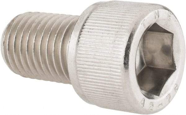 Value Collection - M16x2.00 Metric Coarse Hex Socket Drive, Socket Cap Screw - Grade 18-8 & Austenitic A2 Stainless Steel, Uncoated, Fully Threaded, 25mm Length Under Head - Industrial Tool & Supply