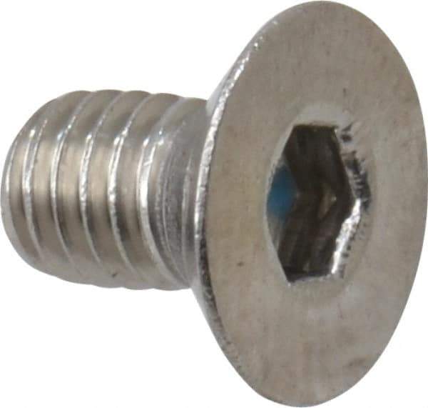 Value Collection - M3x0.50 Metric Coarse Hex Socket Drive, 90° Flat Screw - Grade 18-8 & Austenitic A2 Stainless Steel, Fully Threaded, 5mm OAL - Industrial Tool & Supply