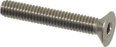 Value Collection - M4x0.70 Metric Coarse Hex Socket Drive, 90° Flat Screw - Grade 18-8 & Austenitic A2 Stainless Steel, Partially Threaded, 25mm OAL - Industrial Tool & Supply