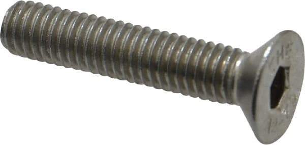 Value Collection - M6x1.00 Metric Coarse Hex Socket Drive, 90° Flat Screw - Grade 18-8 & Austenitic A2 Stainless Steel, Fully Threaded, 30mm OAL - Industrial Tool & Supply