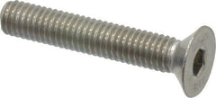 Value Collection - M6x1.00 Metric Coarse Hex Socket Drive, 90° Flat Screw - Grade 18-8 & Austenitic A2 Stainless Steel, Partially Threaded, 35mm OAL - Industrial Tool & Supply