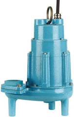 Little Giant Pumps - 2 hp, 16.4 Amp Rating, 230 Volts, Nonautomatic Operation, Effluent Pump - 1 Phase, Cast Iron Housing - Industrial Tool & Supply