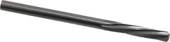 Magafor - 3.5204mm Solid Carbide 6 Flute Chucking Reamer - Spiral Flute, 0.1386" Straight Shank, 19/32" Flute Length, 2-1/4" OAL - Industrial Tool & Supply