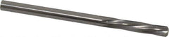 Magafor - 3.6195mm Solid Carbide 6 Flute Chucking Reamer - Spiral Flute, 0.1425" Straight Shank, 19/32" Flute Length, 2-1/4" OAL - Industrial Tool & Supply