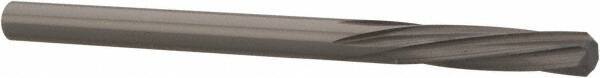 Magafor - 3.6398mm Solid Carbide 6 Flute Chucking Reamer - Spiral Flute, 0.1433" Straight Shank, 19/32" Flute Length, 2-1/4" OAL - Industrial Tool & Supply