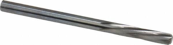Magafor - 3.749mm Solid Carbide 6 Flute Chucking Reamer - Spiral Flute, 0.1476" Straight Shank, 19/32" Flute Length, 2-1/4" OAL - Industrial Tool & Supply