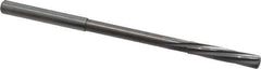 Magafor - 3.81mm Solid Carbide 6 Flute Chucking Reamer - Spiral Flute, 0.158" Straight Shank, 3/4" Flute Length, 2-61/64" OAL - Industrial Tool & Supply