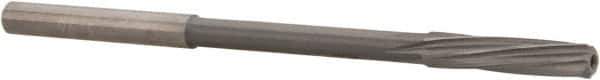 Magafor - 3.9599mm Solid Carbide 6 Flute Chucking Reamer - Spiral Flute, 0.158" Straight Shank, 3/4" Flute Length, 2-61/64" OAL - Industrial Tool & Supply