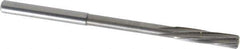 Magafor - #13 Solid Carbide 6 Flute Chucking Reamer - Spiral Flute, 0.177" Straight Shank, 53/64" Flute Length, 3-5/32" OAL - Industrial Tool & Supply