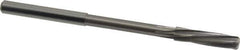 Magafor - 4.75mm Solid Carbide 6 Flute Chucking Reamer - Spiral Flute, 0.177" Straight Shank, 53/64" Flute Length, 3-5/32" OAL - Industrial Tool & Supply