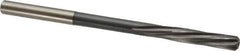 Magafor - 5.53mm Solid Carbide 6 Flute Chucking Reamer - Spiral Flute, 0.216" Straight Shank, 1-1/32" Flute Length, 3-21/32" OAL - Industrial Tool & Supply
