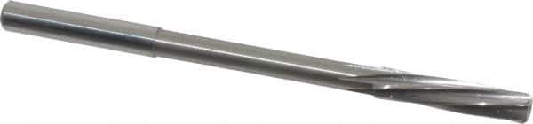 Magafor - 5.62mm Solid Carbide 6 Flute Chucking Reamer - Spiral Flute, 0.216" Straight Shank, 1-1/32" Flute Length, 3-21/32" OAL - Industrial Tool & Supply