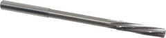 Magafor - 5.62mm Solid Carbide 6 Flute Chucking Reamer - Spiral Flute, 0.216" Straight Shank, 1-1/32" Flute Length, 3-21/32" OAL - Industrial Tool & Supply