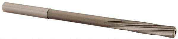 Magafor - 5.93mm Solid Carbide 6 Flute Chucking Reamer - Spiral Flute, 0.236" Straight Shank, 1-7/64" Flute Length, 3-31/32" OAL - Industrial Tool & Supply