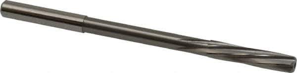 Magafor - 5.96mm Solid Carbide 6 Flute Chucking Reamer - Spiral Flute, 0.236" Straight Shank, 1-7/64" Flute Length, 3-31/32" OAL - Industrial Tool & Supply