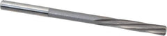 Magafor - 6mm Solid Carbide 6 Flute Chucking Reamer - Spiral Flute, 0.236" Straight Shank, 1-7/64" Flute Length, 3-31/32" OAL - Industrial Tool & Supply