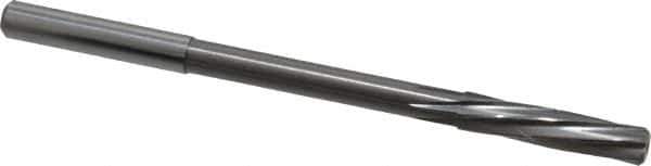 Magafor - 6.01mm Solid Carbide 6 Flute Chucking Reamer - Spiral Flute, 0.236" Straight Shank, 1-7/64" Flute Length, 3-31/32" OAL - Industrial Tool & Supply