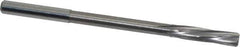 Magafor - 6.03mm Solid Carbide 6 Flute Chucking Reamer - Spiral Flute, 0.236" Straight Shank, 1-7/64" Flute Length, 3-31/32" OAL - Industrial Tool & Supply