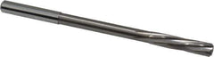 Magafor - 6.21mm Solid Carbide 6 Flute Chucking Reamer - Spiral Flute, 0.236" Straight Shank, 1-7/64" Flute Length, 3-31/32" OAL - Industrial Tool & Supply