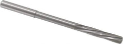 Magafor - 6.74mm Solid Carbide 6 Flute Chucking Reamer - Spiral Flute, 0.276" Straight Shank, 1-7/32" Flute Length, 4-9/32" OAL - Industrial Tool & Supply