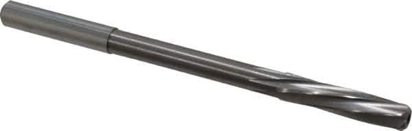 Magafor - 6.97mm Solid Carbide 6 Flute Chucking Reamer - Spiral Flute, 0.276" Straight Shank, 1-7/32" Flute Length, 4-9/32" OAL - Industrial Tool & Supply