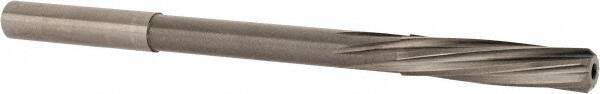 Magafor - 6.98mm Solid Carbide 6 Flute Chucking Reamer - Spiral Flute, 0.276" Straight Shank, 1-7/32" Flute Length, 4-9/32" OAL - Industrial Tool & Supply