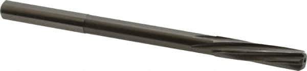Magafor - 7.15mm Solid Carbide 6 Flute Chucking Reamer - Spiral Flute, 0.276" Straight Shank, 1-7/32" Flute Length, 4-9/32" OAL - Industrial Tool & Supply