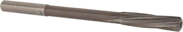 Magafor - 7.51mm Solid Carbide 6 Flute Chucking Reamer - Spiral Flute, 0.276" Straight Shank, 1-7/32" Flute Length, 4-9/32" OAL - Industrial Tool & Supply
