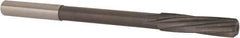 Magafor - 7.54mm Solid Carbide 6 Flute Chucking Reamer - Spiral Flute, 0.276" Straight Shank, 1-7/32" Flute Length, 4-9/32" OAL - Industrial Tool & Supply