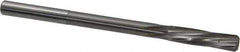 Magafor - 7.55mm Solid Carbide 6 Flute Chucking Reamer - Spiral Flute, 0.276" Straight Shank, 1-7/32" Flute Length, 4-9/32" OAL - Industrial Tool & Supply