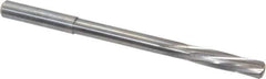 Magafor - 7.7495mm Solid Carbide 6 Flute Chucking Reamer - Spiral Flute, 0.315" Straight Shank, 1-19/64" Flute Length, 4-5/8" OAL - Industrial Tool & Supply