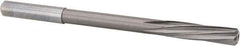 Magafor - 7.7597mm Solid Carbide 6 Flute Chucking Reamer - Spiral Flute, 0.315" Straight Shank, 1-19/64" Flute Length, 4-5/8" OAL - Industrial Tool & Supply