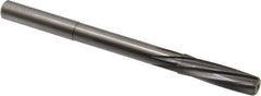 Magafor - 9.5mm Solid Carbide 6 Flute Chucking Reamer - Spiral Flute, 0.354" Straight Shank, 1-27/64" Flute Length, 4-31/32" OAL - Industrial Tool & Supply