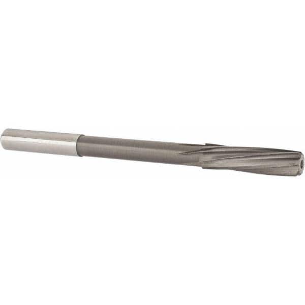 Magafor - 9.55mm Solid Carbide 6 Flute Chucking Reamer - Industrial Tool & Supply