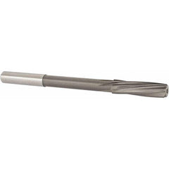 Magafor - 9.55mm Solid Carbide 6 Flute Chucking Reamer - Industrial Tool & Supply