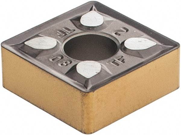 Iscar - SNMG432 TF Grade IC807 Carbide Turning Insert - TiAlN Finish, 90° Square, 1/2" Inscr Circle, 3/16" Thick, 1/32" Corner Radius - Industrial Tool & Supply