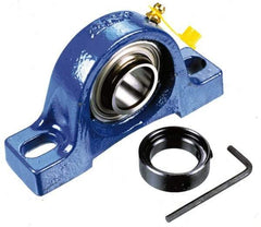 SKF - 1/2" ID, Ball Bearing Pillow Block - 1/2 Inch Shaft, - Industrial Tool & Supply