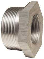 Latrobe Foundry - 1 x 1/2" Aluminum Pipe Hex Bushing - 150 psi, M x F End Connection, Grade 356-F - Industrial Tool & Supply