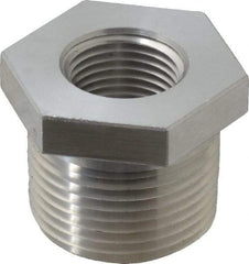 Latrobe Foundry - 3/4 x 3/8" Aluminum Pipe Hex Bushing - 150 psi, M x F End Connection, Grade 356-F - Industrial Tool & Supply