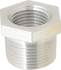 Latrobe Foundry - 3/4 x 1/2" Aluminum Pipe Hex Bushing - 150 psi, M x F End Connection, Grade 356-F - Industrial Tool & Supply