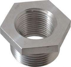 Latrobe Foundry - 1 x 3/4" Aluminum Pipe Hex Bushing - 150 psi, M x F End Connection, Grade 356-F - Industrial Tool & Supply