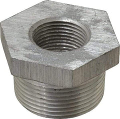 Latrobe Foundry - 1-1/4 x 3/4" Aluminum Pipe Hex Bushing - 150 psi, M x F End Connection, Grade 356-F - Industrial Tool & Supply