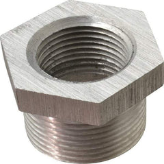 Latrobe Foundry - 1-1/4 x 1" Aluminum Pipe Hex Bushing - 150 psi, M x F End Connection, Grade 356-F - Industrial Tool & Supply