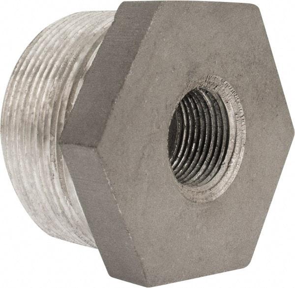 Latrobe Foundry - 2 x 3/4" Aluminum Pipe Hex Bushing - 150 psi, M x F End Connection, Grade 356-F - Industrial Tool & Supply
