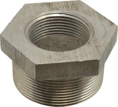 Latrobe Foundry - 2 x 1-1/4" Aluminum Pipe Hex Bushing - 150 psi, M x F End Connection, Grade 356-F - Industrial Tool & Supply