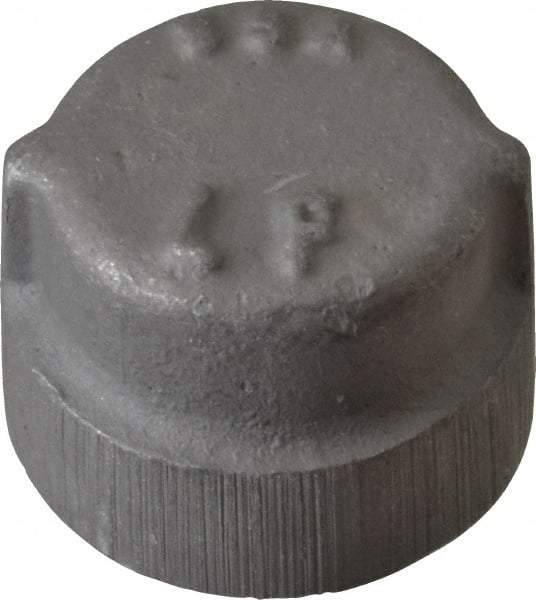 Latrobe Foundry - 3/4" Aluminum Pipe End Cap - 150 psi, F End Connection, Grade 356-F - Industrial Tool & Supply