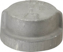 Latrobe Foundry - 1-1/2" Aluminum Pipe End Cap - 150 psi, F End Connection, Grade 356-F - Industrial Tool & Supply