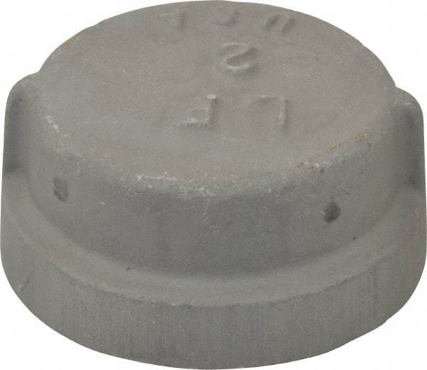 Latrobe Foundry - 2" Aluminum Pipe End Cap - 150 psi, F End Connection, Grade 356-F - Industrial Tool & Supply